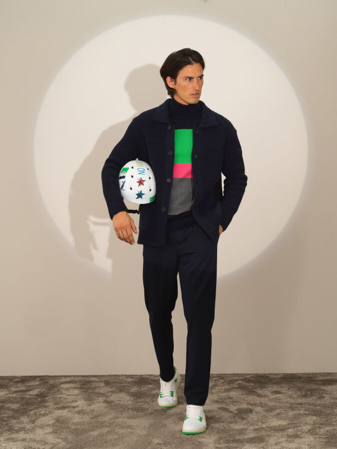 Oversized Knit Wool Jacket - Xint