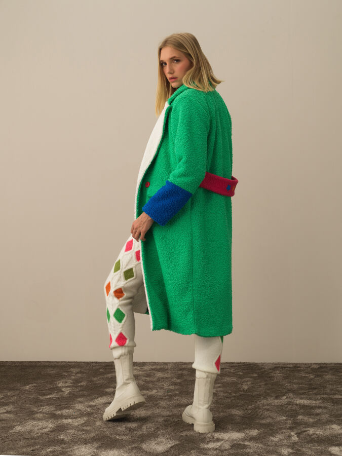 Oversized Lambskin Jacket - Xint