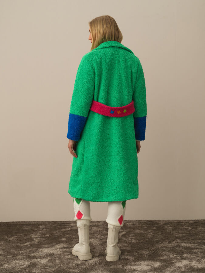 Oversized Lambskin Jacket - Xint