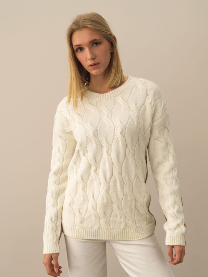 Oversized Wool Sweater - Xint