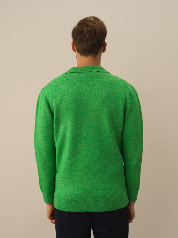 Polo Collar Regular Fit Sweater - Xint