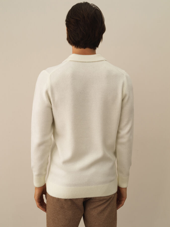 Polo Collar Regular Fit Sweater - Xint