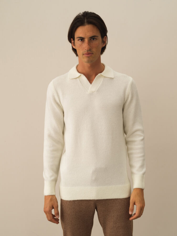 Polo Collar Regular Fit Sweater - Xint