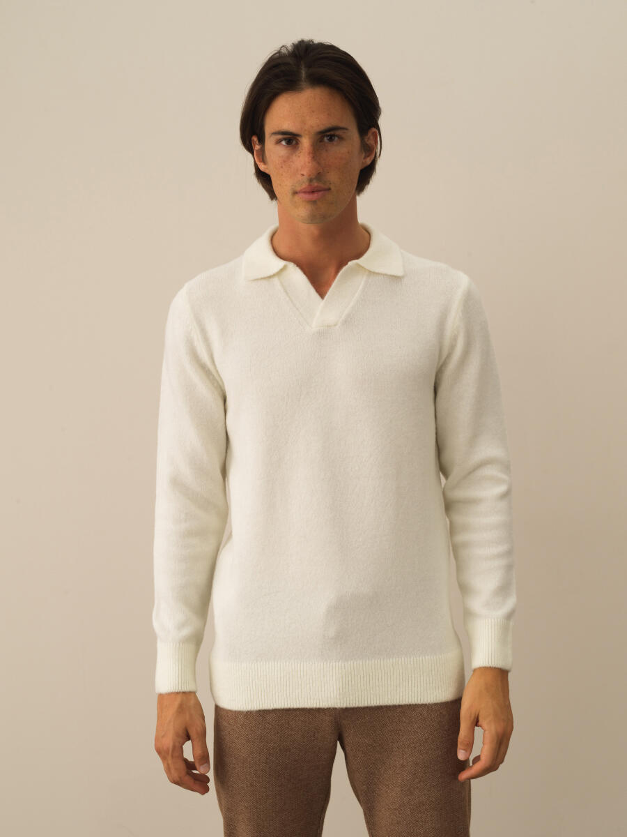 Polo Collar Regular Fit Sweater