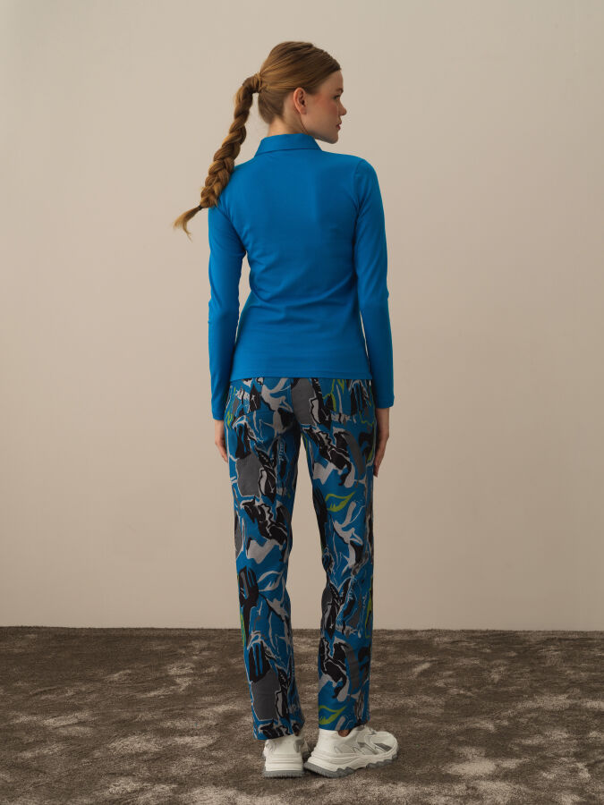 Polo Collar Slim Fit Modal Basic T-Shirt - Xint