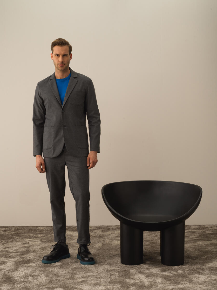 Regular Fit Button-Up Jacket - 2