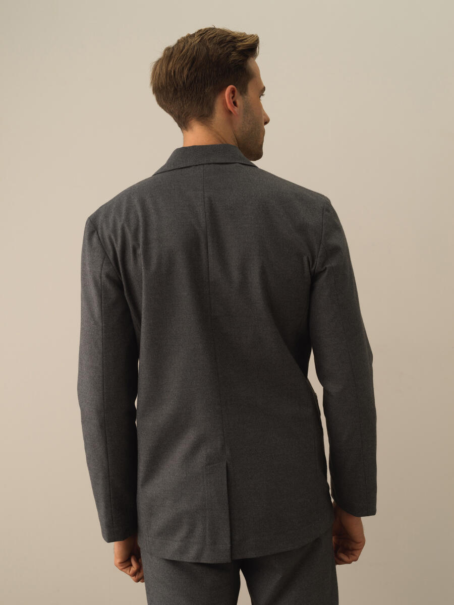 Regular Fit Button-Up Jacket - 5