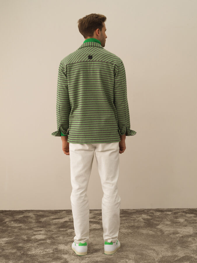 Regular Fit Checked Shirt - Xint