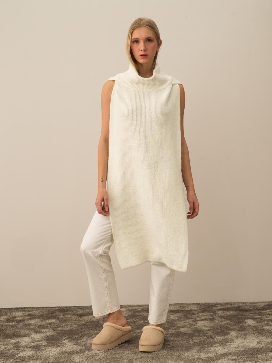 Regular Fit Knit Wool Cloak