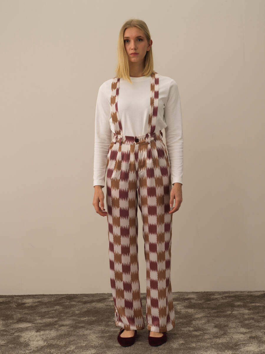 Regular Fit Patterned Jumpsuit