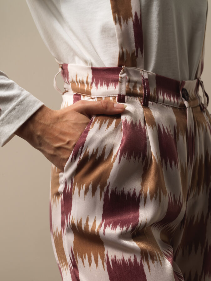 Regular Fit Patterned Jumpsuit - Xint