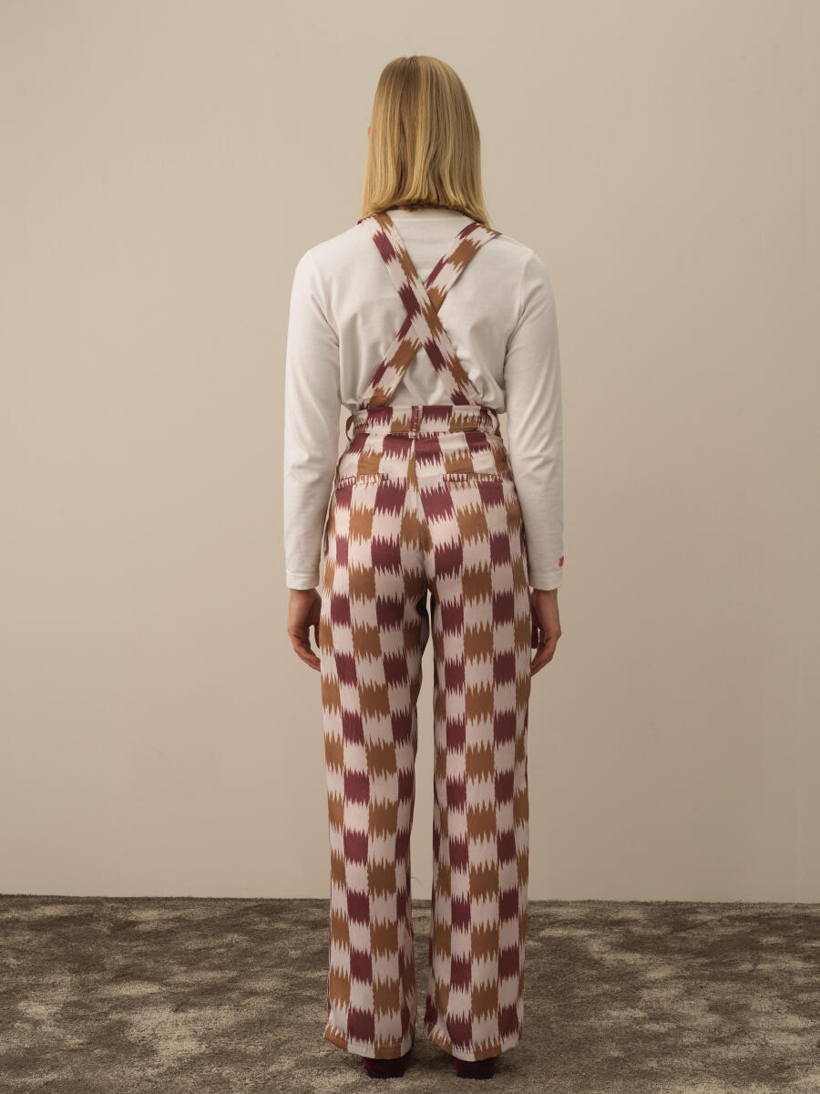 Regular Fit Patterned Jumpsuit - 4