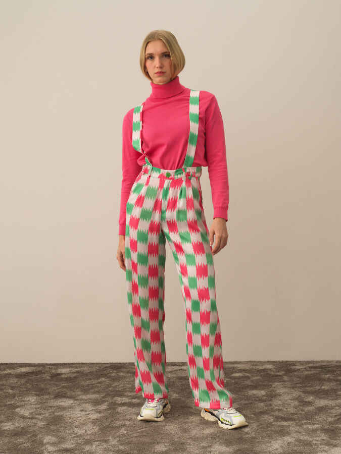 Regular Fit Patterned Jumpsuit - Xint