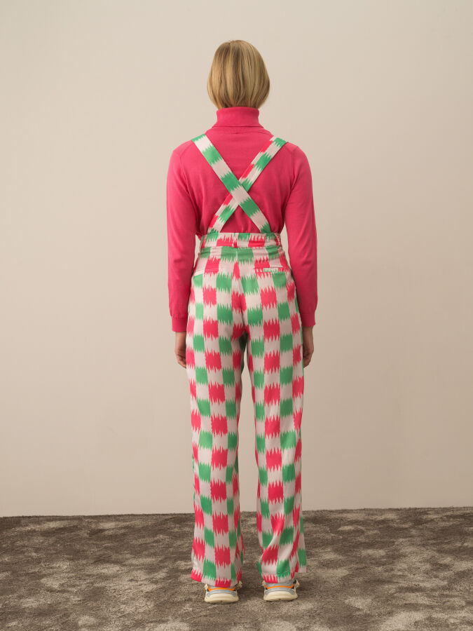 Regular Fit Patterned Jumpsuit - Xint