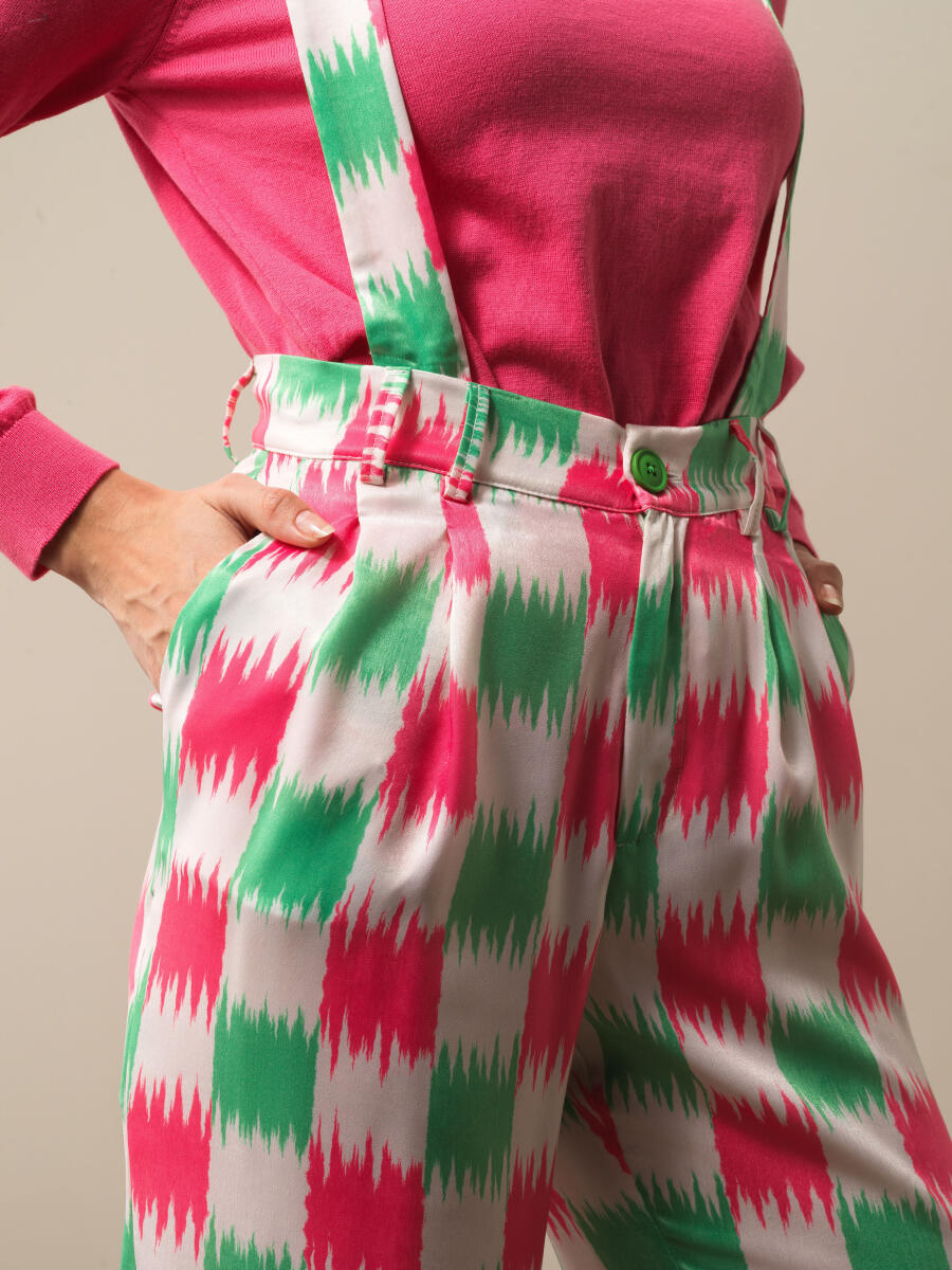 Regular Fit Patterned Jumpsuit - 2