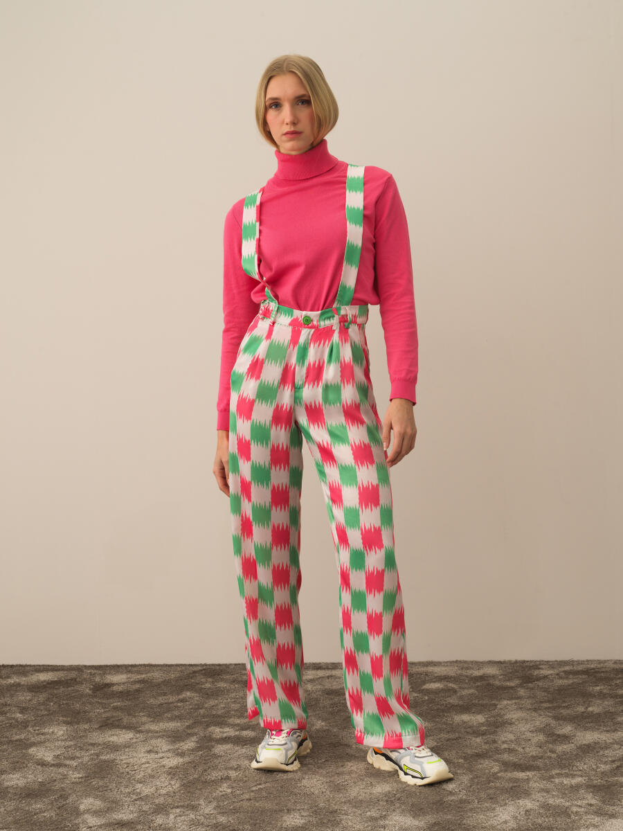 Regular Fit Patterned Jumpsuit - 3