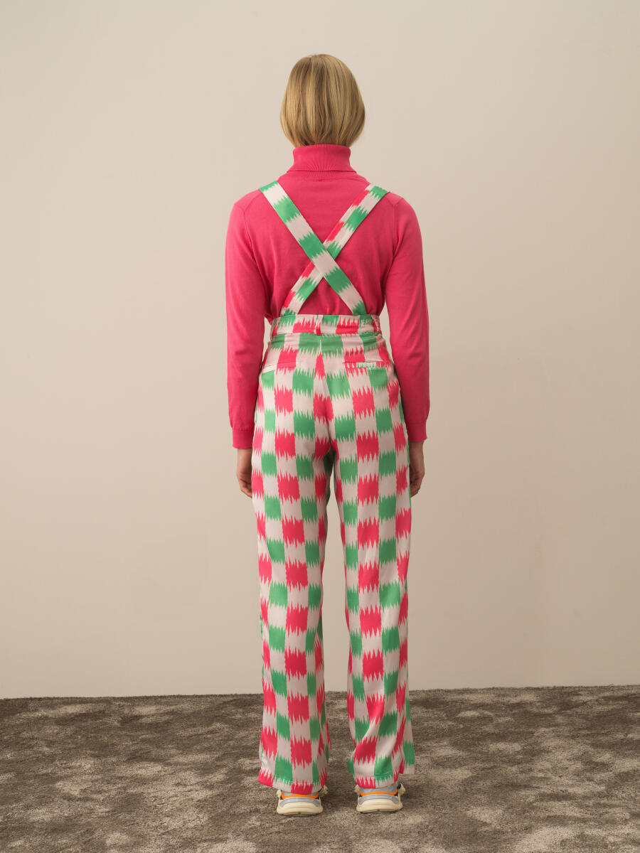 Regular Fit Patterned Jumpsuit - 4