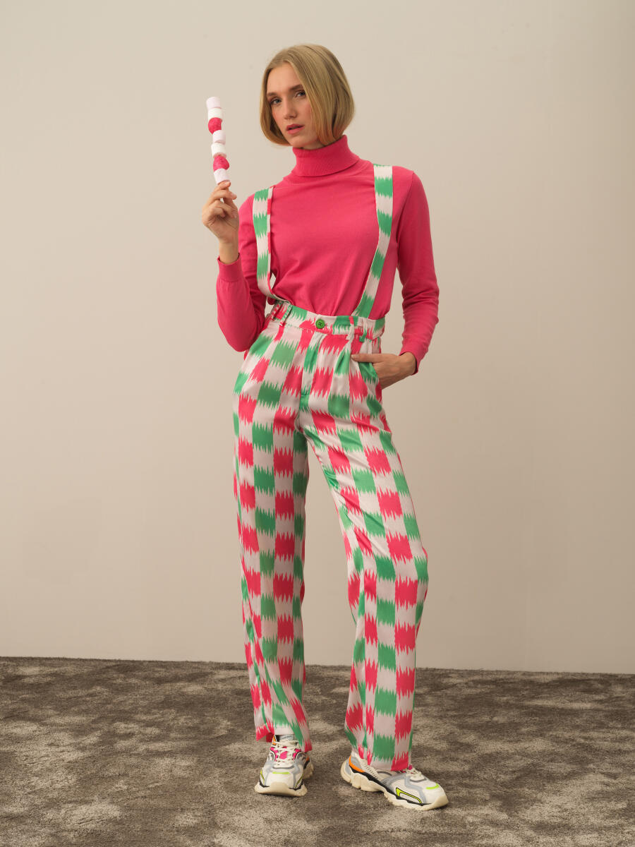 Regular Fit Patterned Jumpsuit - 2