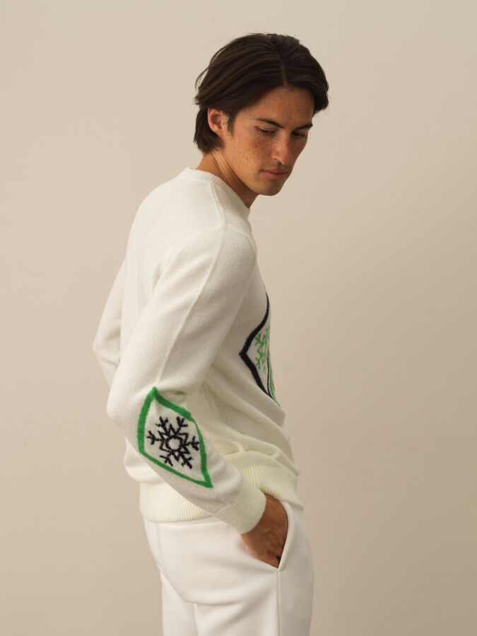 Regular Fit Patterned Sweater - Xint