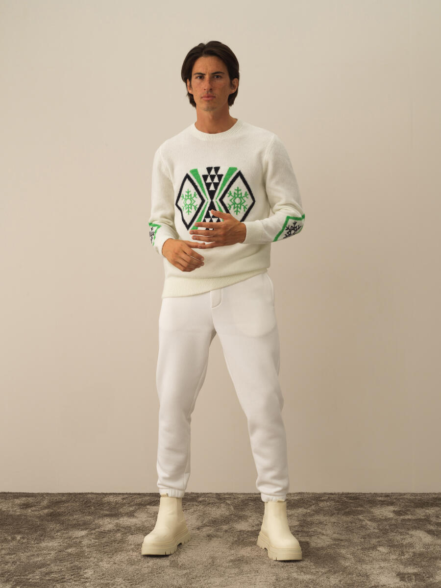 Regular Fit Patterned Sweater - 2