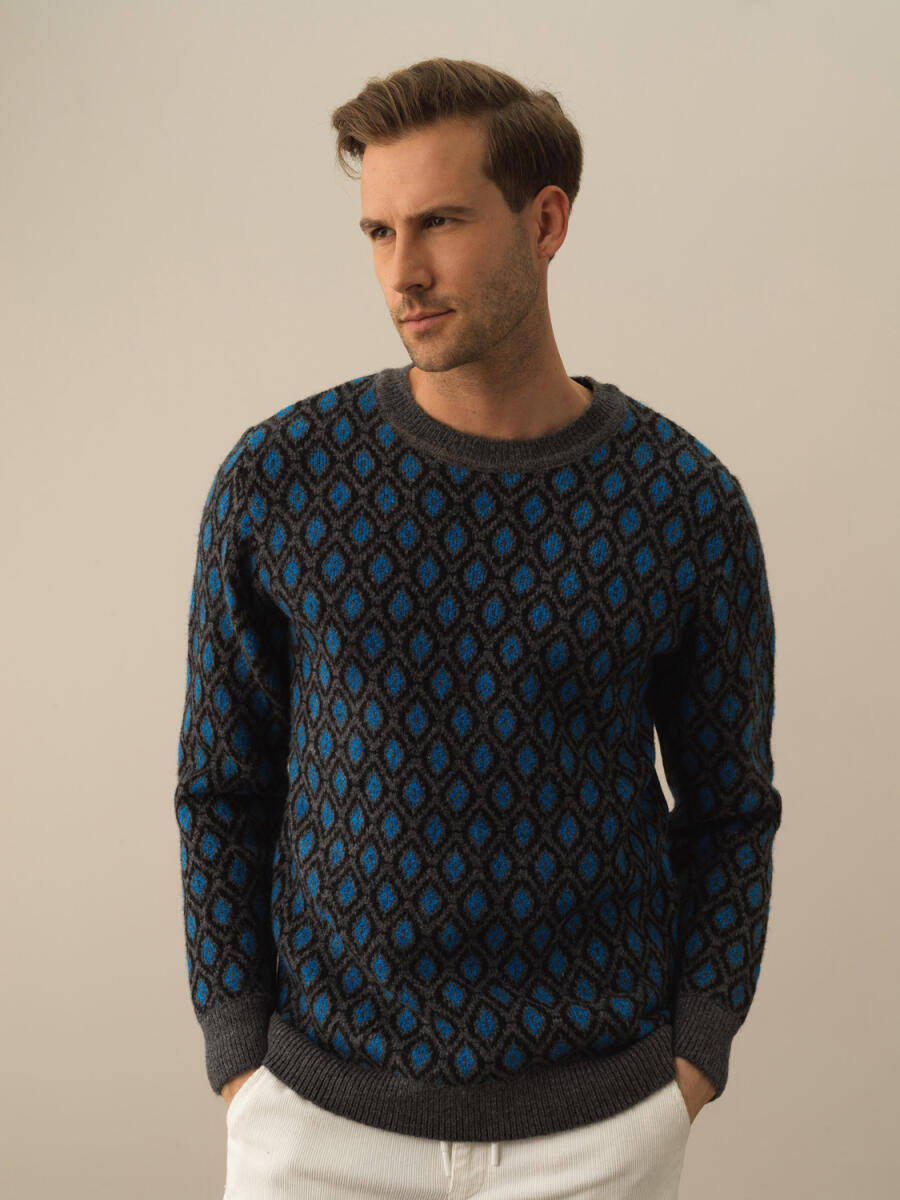 Regular Fit Patterned Sweater