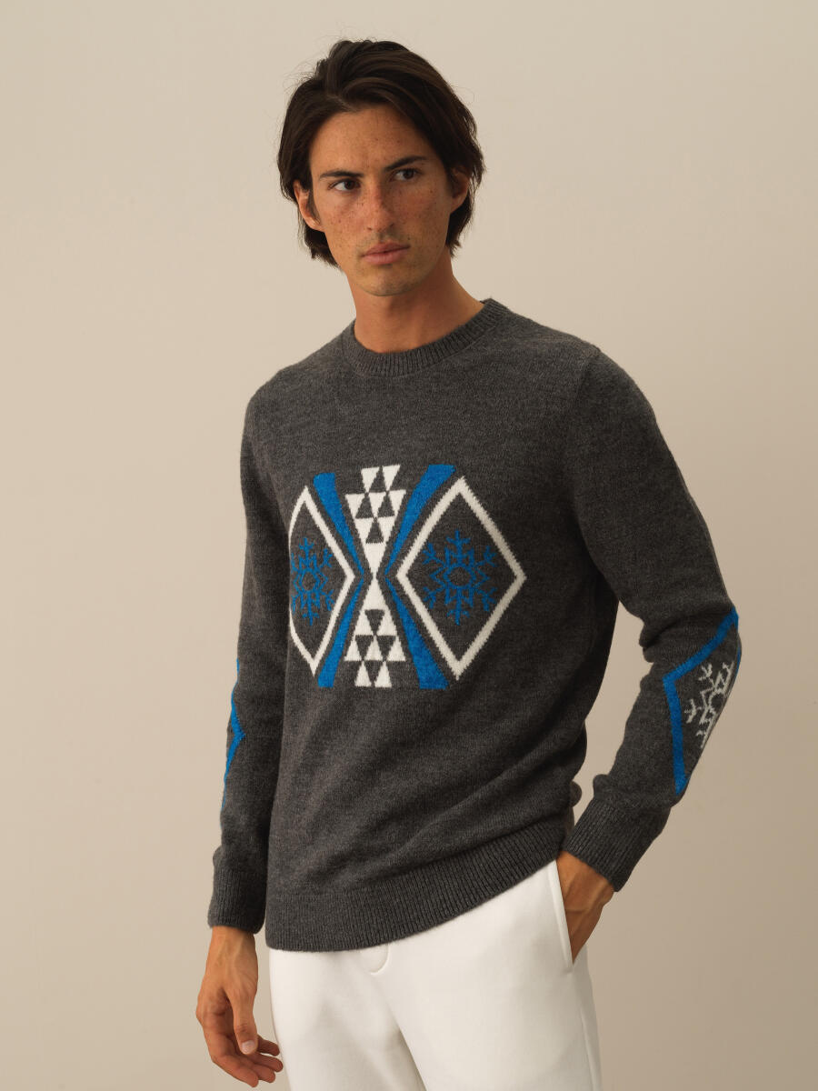 Regular Fit Patterned Sweater