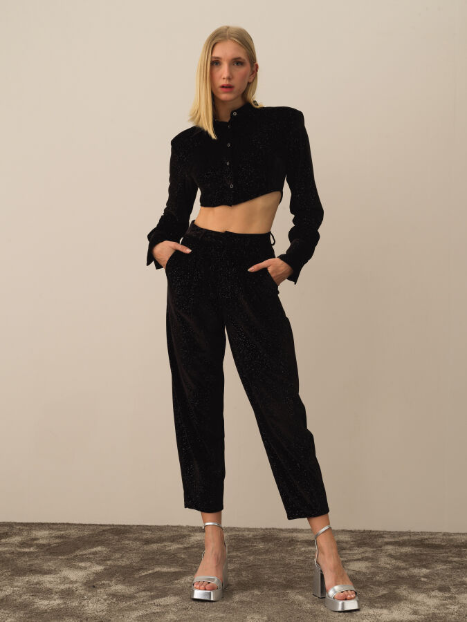 Regular Fit Shiny Textured Shirt - Xint