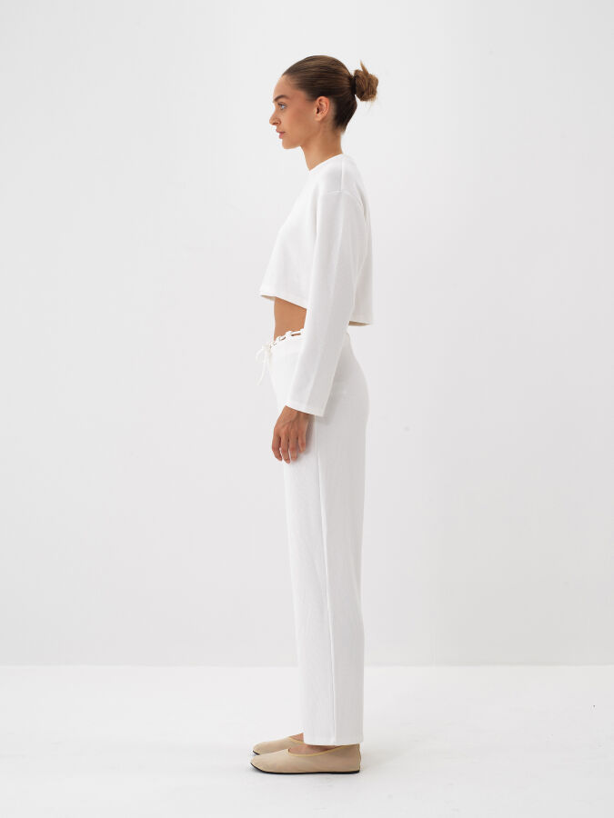 Regular Fit Short Straight Pants - 3