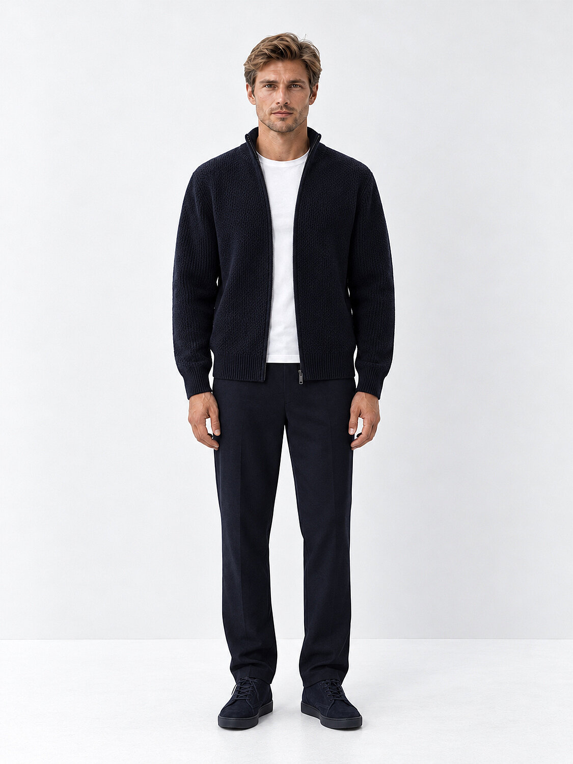 Regular Fit Wool Cardigan - 2