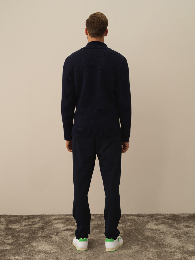 Regular Fit Wool Cardigan - Xint