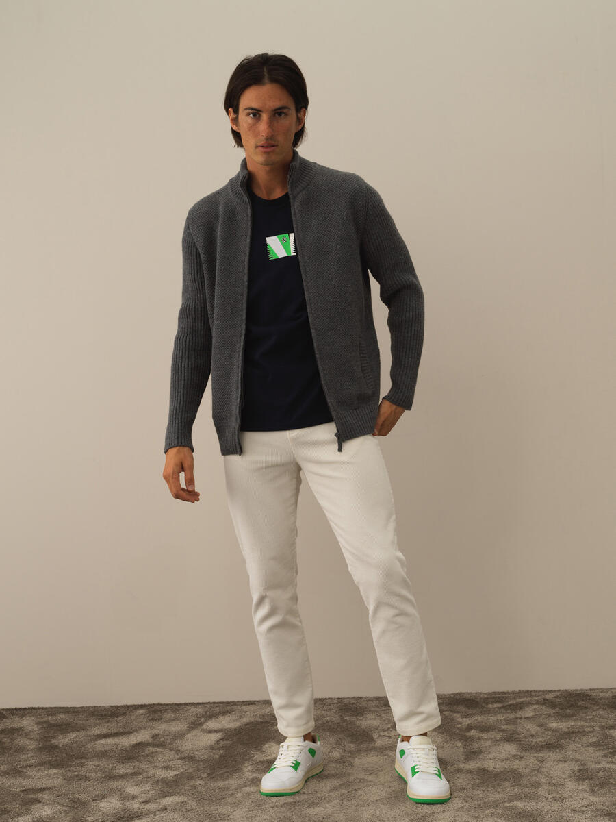 Regular Fit Wool Cardigan - 2