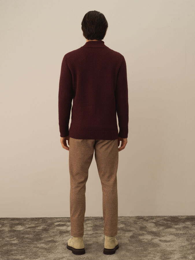 Regular Fit Wool Cardigan - Xint