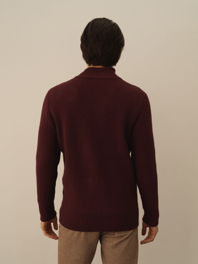 Regular Fit Wool Cardigan - Xint