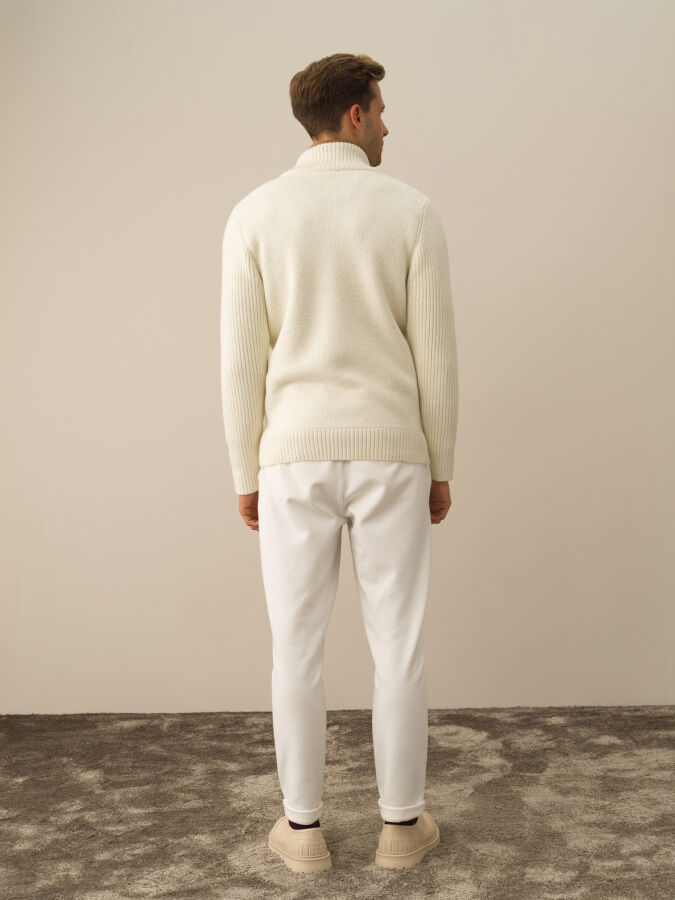 Regular Fit Wool Cardigan - Xint