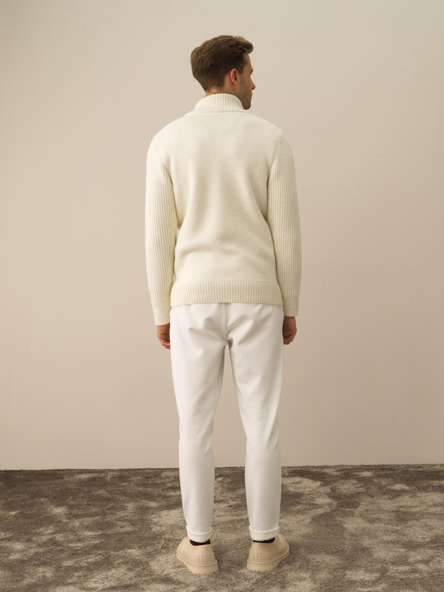 Regular Fit Wool Cardigan - 4