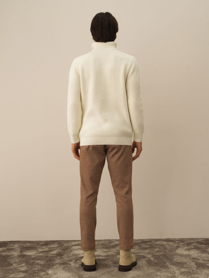 Regular Fit Wool Sweater - Xint