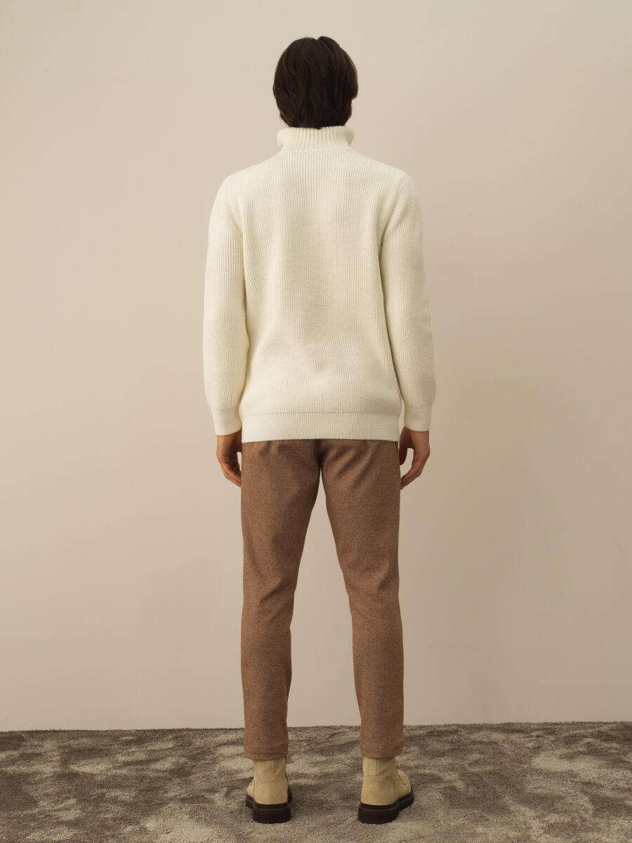 Regular Fit Wool Sweater - 4