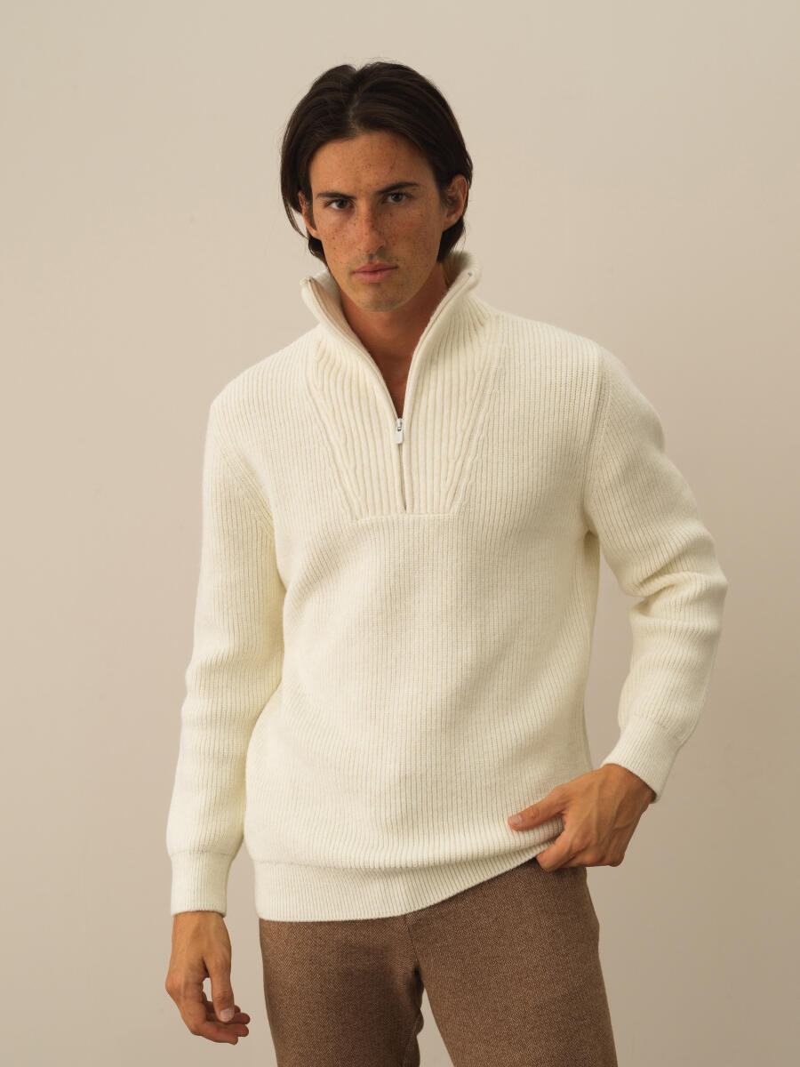 Regular Fit Wool Sweater - 1