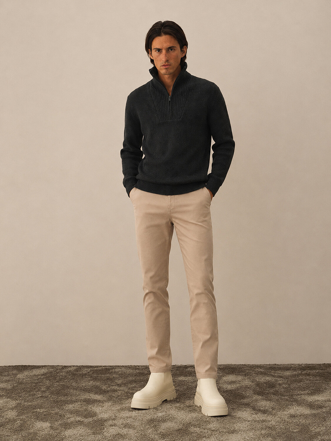 Regular Fit Wool Sweater - 2