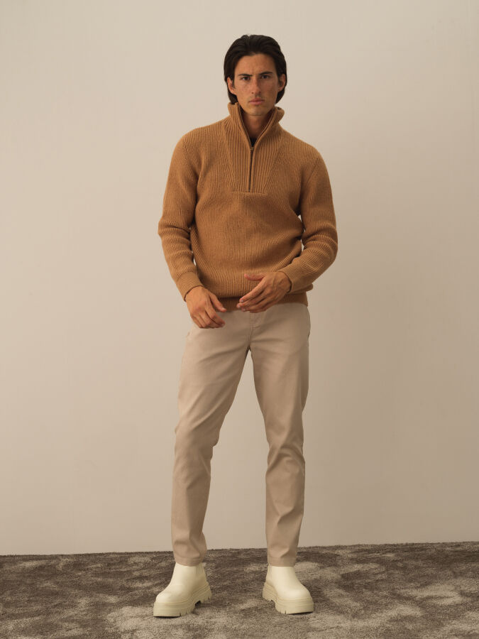 Regular Fit Wool Sweater - Xint