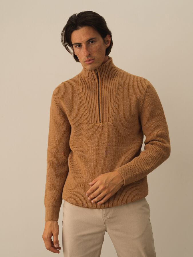 Regular Fit Wool Sweater - 1