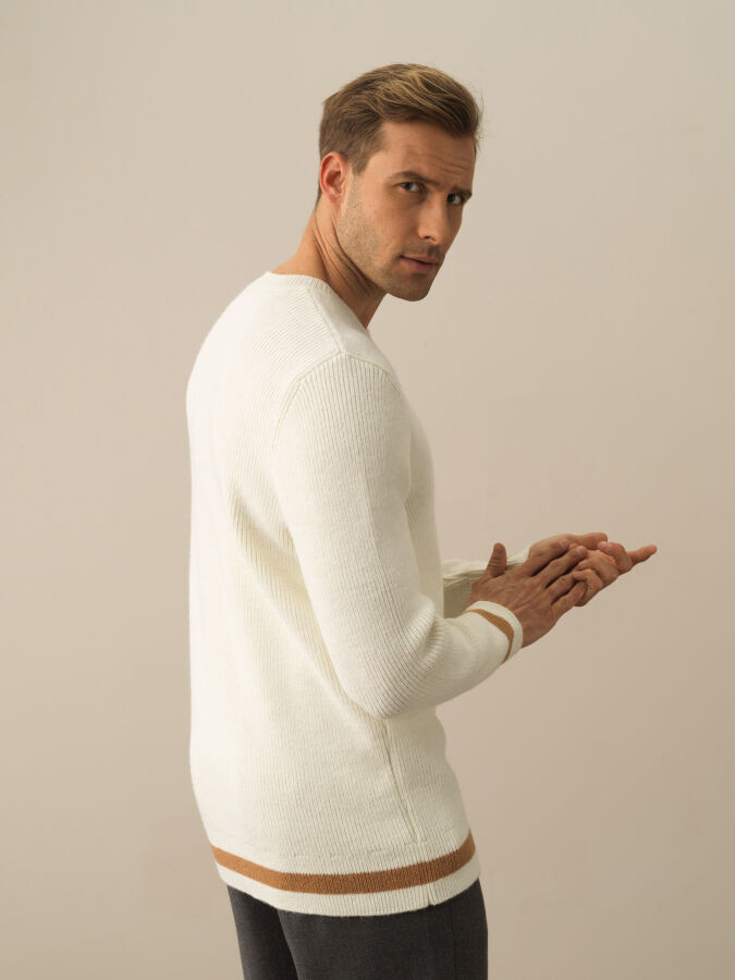 Regular Fit Wool Sweater - 3