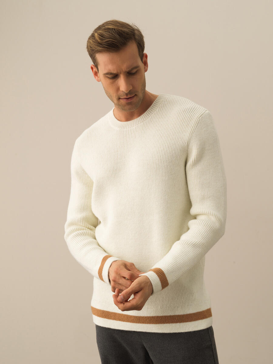 Regular Fit Wool Sweater - 1