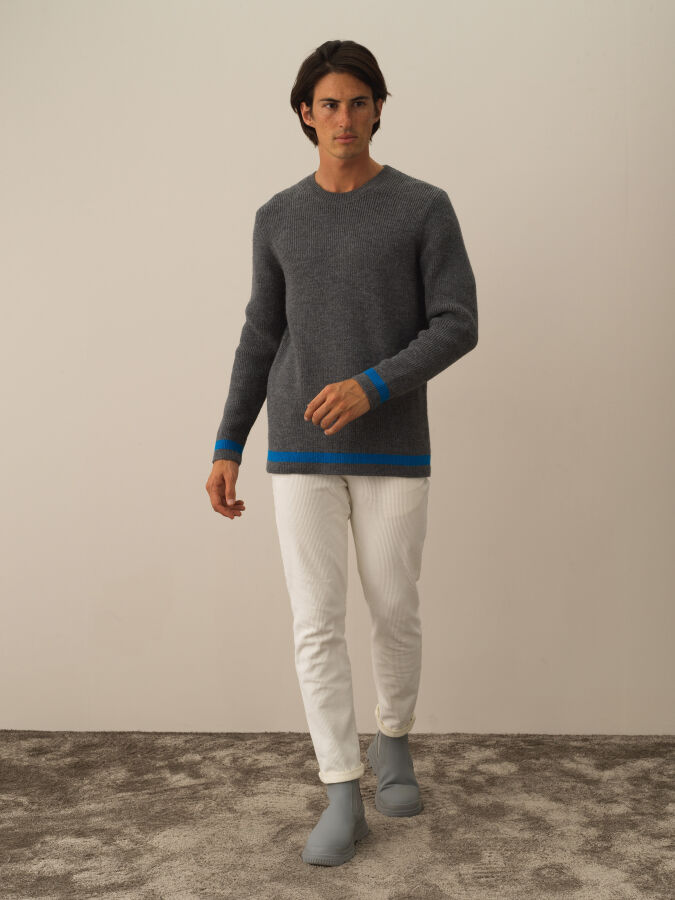 Regular Fit Wool Sweater - Xint