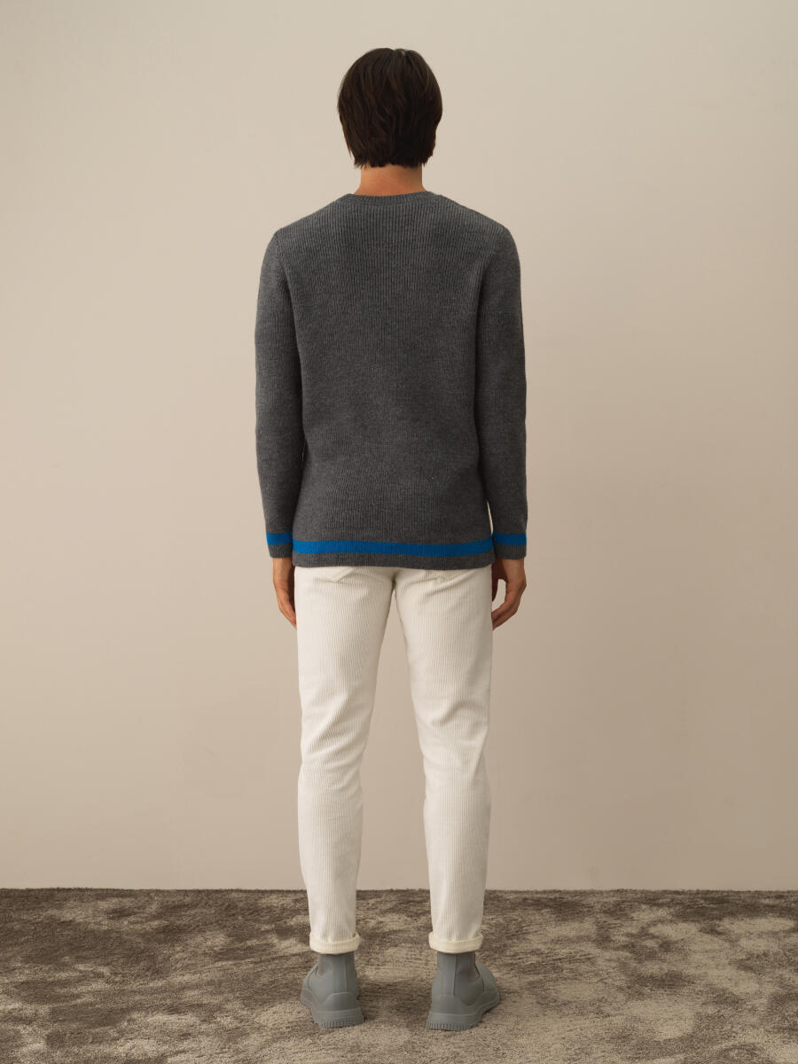 Regular Fit Wool Sweater - 4