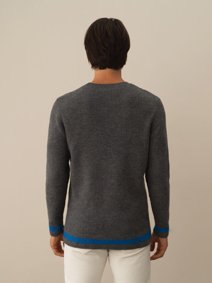 Regular Fit Wool Sweater - 3