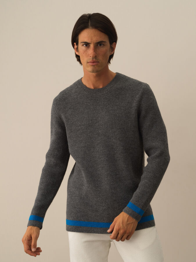 Regular Fit Wool Sweater - 1
