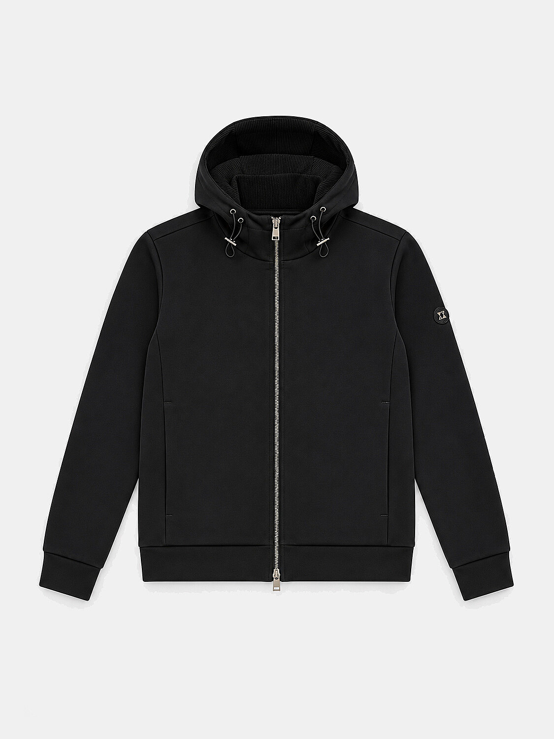 Siyah Regular Fit Kapüşonlu Pamuklu Sweat Mont (1)