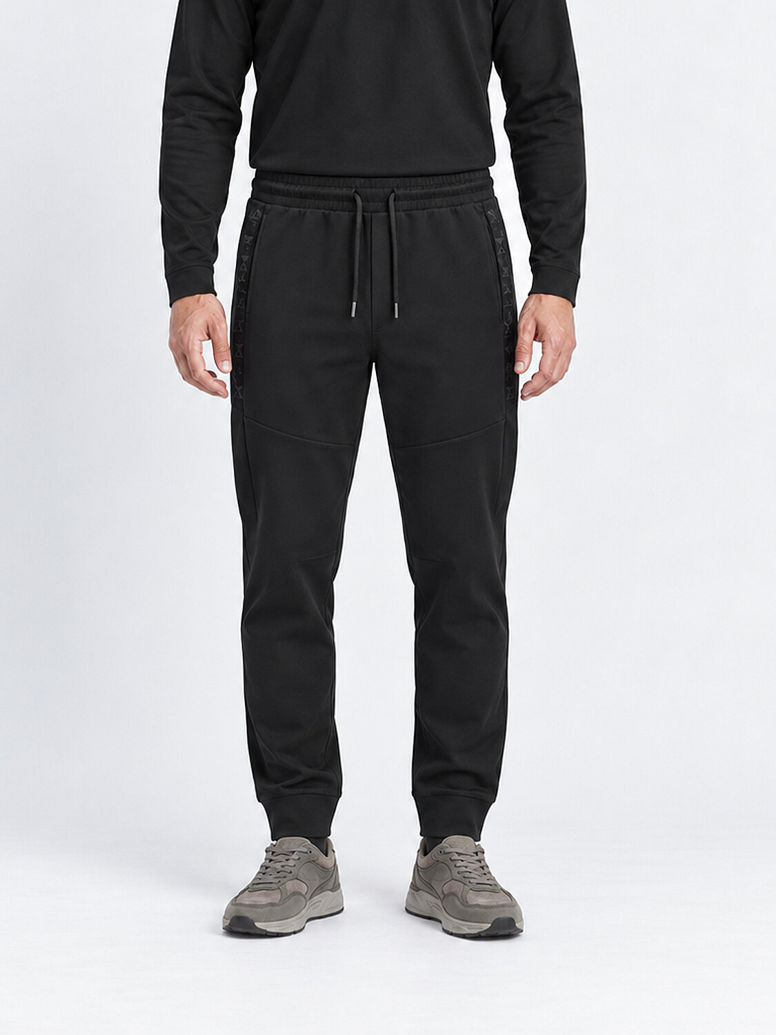Siyah Regular Fit Sweat Pantolon - 2