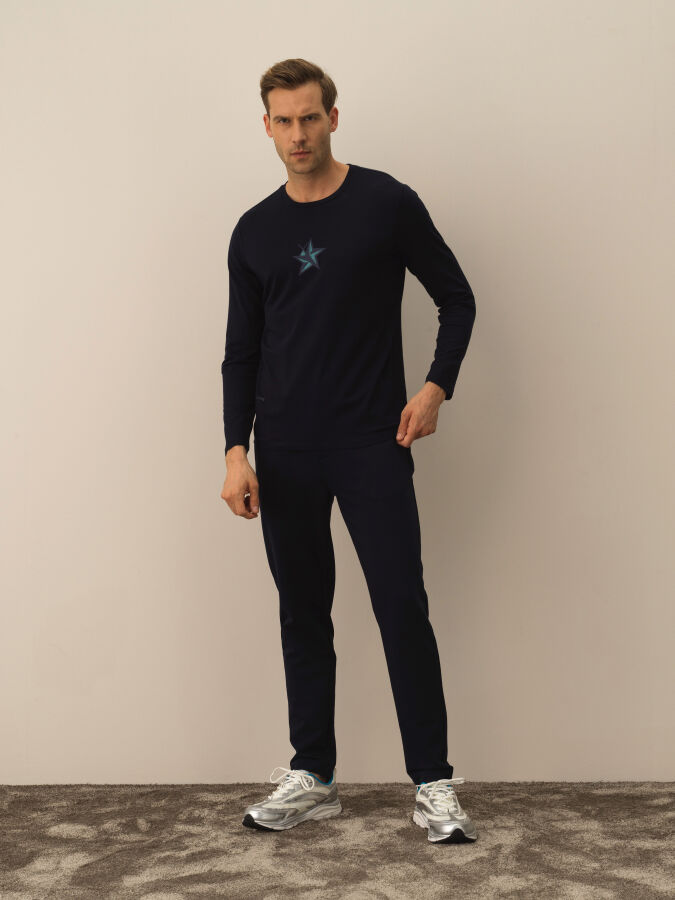 Slim Fit Modal Printed T-Shirt - Xint